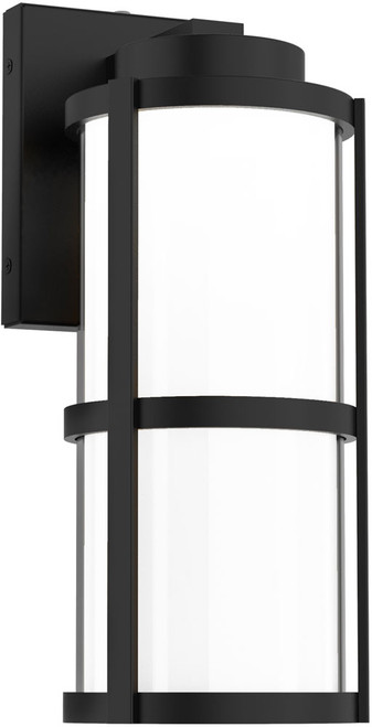 WAC Lighting WS-W250114-CS-BK Lantern Contemporary Black LED Outdoor Light Sconce