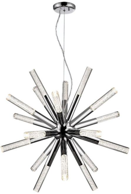 Zeev Lighting CD10234/LED/CH Empire Modern Chrome LED Ceiling Chandelier