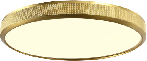 Zeev Lighting FM11745/LED-12/AGB Zigrina Modern Aged Brass LED 12" Home Ceiling Lighting