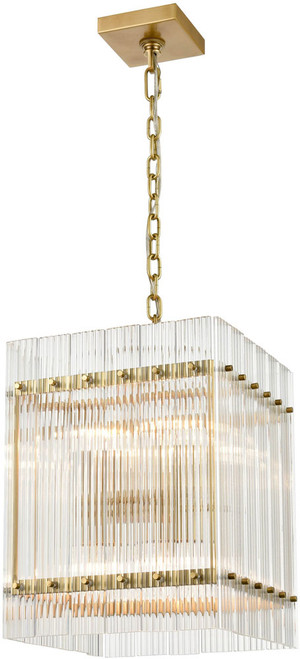 Zeev Lighting P30101/8/AGB Allure Modern Aged Brass Foyer Lighting Fixture