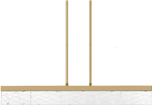 Zeev Lighting PL11501/LED-43/AGB Lucus Aged Brass LED Island Lighting