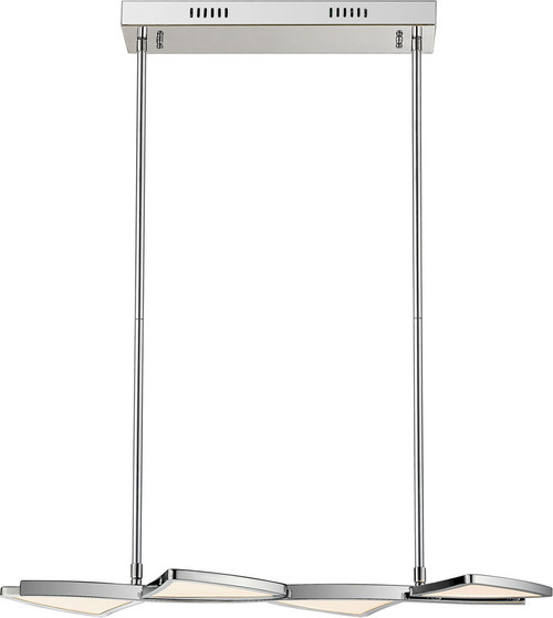 Z-Lite 1003-4CH-LED Aeon Modern Chrome LED Kitchen Island Lighting