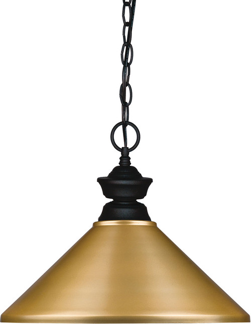 Z-Lite 100701MB-MSG Matte Black Pendant Light