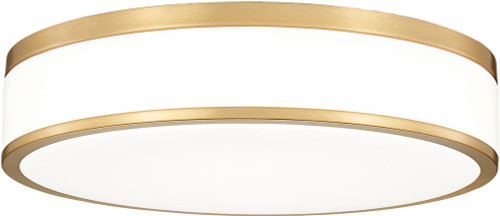 Z-Lite 1012F16-MGLD-LED Ballord Contemporary Modern Gold LED 16" Flush Ceiling Light Fixture