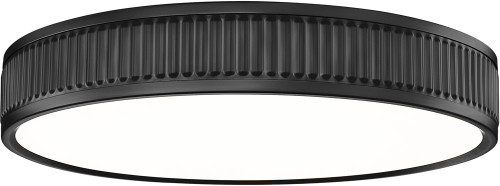 Z-Lite 1013F16-MB-LED Stari Contemporary Matte Black LED 17" Flush Lighting