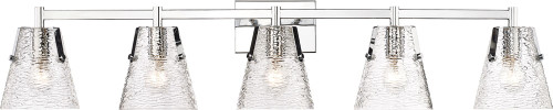 Z-Lite 1101-5V-CH Analia Modern Chrome 5-Light Bath Light Fixture