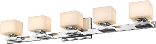 Z-Lite 1914-5V-CH-LED Cuvier Chrome LED 5-Light Bathroom Vanity Light
