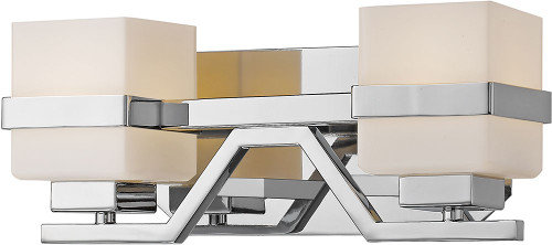 Z-Lite 1915-2V-CH-LED Ascend Modern Chrome LED 2-Light Lighting For Bathroom