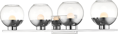Z-Lite 1924-4V-CH-LED Osono Modern Chrome LED 4-Light Bath Sconce