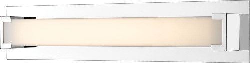 Z-Lite 1926-26V-CH-LED Elara Modern Chrome LED 28" Bath Light Fixture