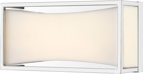 Z-Lite 1933-8CH-LED Baden Contemporary Chrome LED 10" Lighting For Bathroom