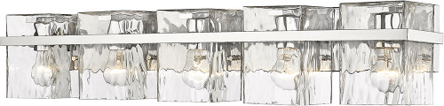 Z-Lite 1938-5V-CH Bennington Modern Chrome 5-Light Vanity Light