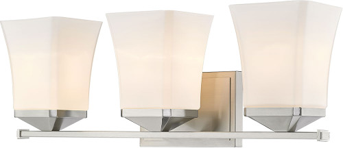Z-Lite 1939-3V-BN Darcy Brushed Nickel 3-Light Bathroom Vanity Light Fixture