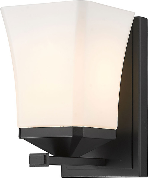 Z-Lite 1939-1S-MB Darcy Matte Black Wall Mounted Lamp