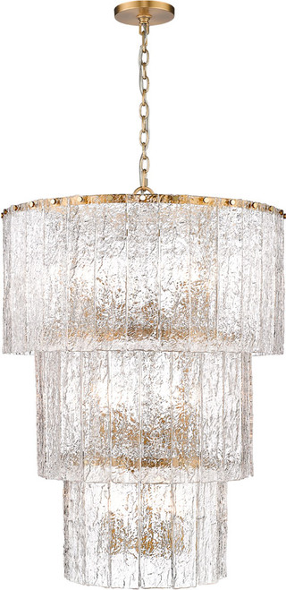 Z-Lite 1943-36MGLD Glacier Modern Modern Gold Hanging Chandelier