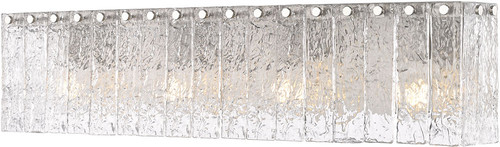 Z-Lite 1943-4V-BN Glacier Modern Brushed Nickel 4-Light Bathroom Vanity Lighting