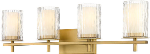 Z-Lite 1949-4V-MGLD Grayson Modern Modern Gold 4-Light Bath Lighting Sconce