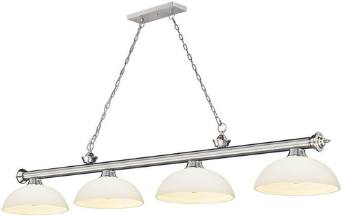 Z-Lite 2306-4BN-DMO14 Cordon Brushed Nickel Kitchen Island Lighting
