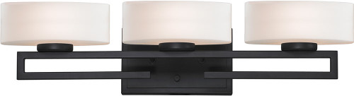 Z-Lite 3012-3V-LED Cetynia Contemporary Painted Bronze LED 3-Light Bathroom Sconce Lighting