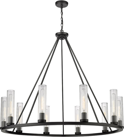 Z-Lite 3031-10BRZ Beau Modern Bronze 46" Hanging Chandelier