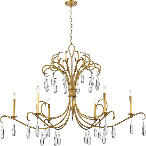 Z-Lite 3039-59GG Amara Modern Gilded Gold Ceiling Chandelier