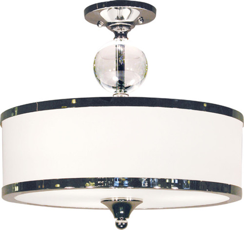 Z-Lite 307SF-CH Cosmopolitan Chrome 15.5" Wide Ceiling Light Fixture