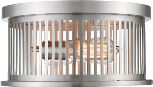 Z-Lite 334F2BN Camellia Contemporary Brushed Nickel 13" Home Ceiling Lighting