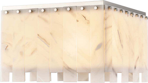 Z-Lite 345F17-PN Viviana Modern Polished Nickel 17.5" Ceiling Lighting Fixture