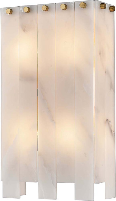 Z-Lite 345-4S-RB Viviana Modern Rubbed Brass Wall Lighting
