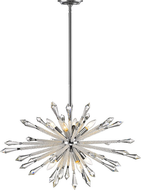 Z-Lite 4002-8B Soleia Chrome Chandelier Lamp