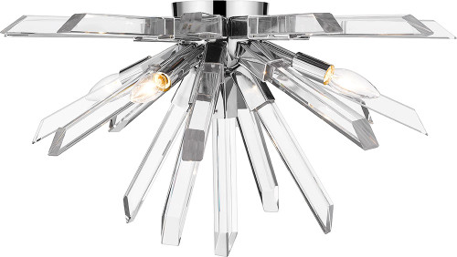 Z-Lite 4003-F-CH Burst Chrome Ceiling Lighting Fixture