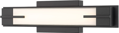 Z-Lite 4100-18W-MB-LED Chase Modern Matte Black LED 18" Bathroom Vanity Light