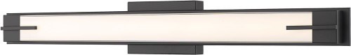 Z-Lite 4100-33W-MB-LED Chase Contemporary Matte Black LED 33" Bathroom Vanity Light Fixture