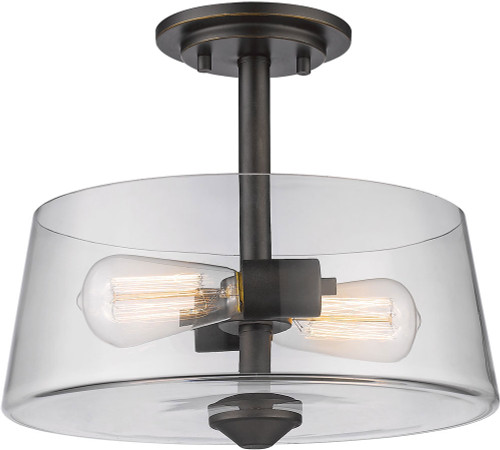 Z-Lite 428SF2-OB Annora Contemporary Olde Bronze Ceiling Lighting