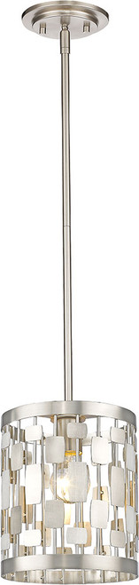 Z-Lite 430MP-BN Almet Brushed Nickel Mini Drop Lighting Fixture