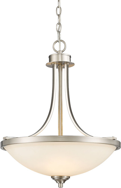 Z-Lite 435P-BN Bordeaux Brushed Nickel Hanging Light Fixture