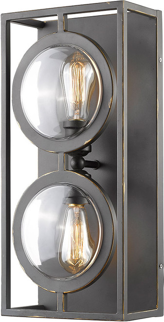 Z-Lite 448-2S-OB Port Contemporary Olde Bronze Wall Lighting