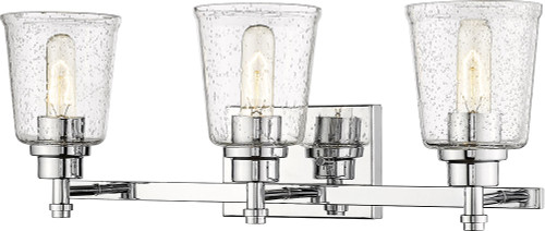 Z-Lite 464-3V-CH Bohin Contemporary Chrome 3-Light Vanity Light Fixture
