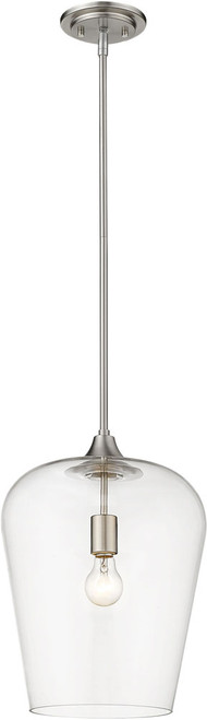 Z-Lite 473P12-BN Joliet Contemporary Brushed Nickel Drop Ceiling Light Fixture