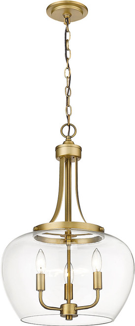 Z-Lite 473P16-OBR Joliet Modern Olde Brass Hanging Light