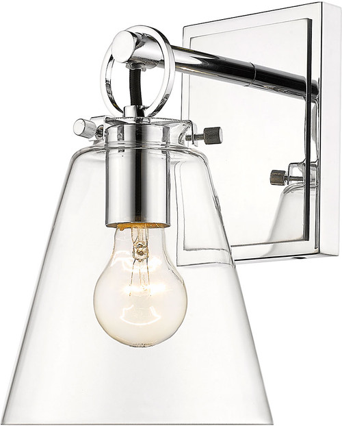 Z-Lite 483-1S-CH Harper Modern Chrome Light Sconce