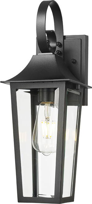 Z-Lite 5008S-BK Gannon Black 6" Exterior Wall Lighting