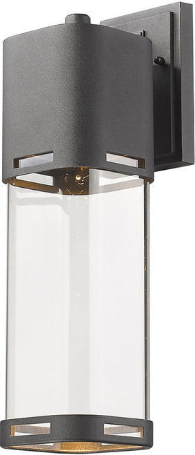 Z-Lite 562B-BK-LED Lestat Contemporary Black LED Exterior Wall Light Fixture