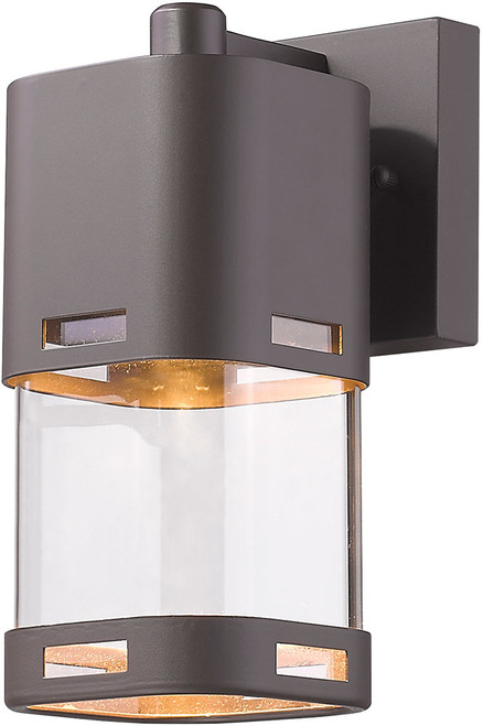 Z-Lite 562S-DBZ-LED Lestat Contemporary Deep Bronze LED Exterior Wall Light Sconce