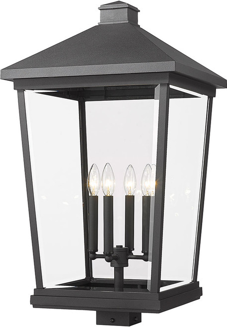 Z-Lite 568PHXXLS-BK Beacon Black Post Lighting Fixture