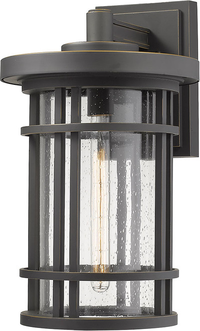 Z-Lite 570XL-ORB Jordan Contemporary Oil Rubbed Bronze Outdoor 12" Light Sconce