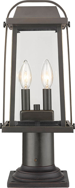 Z-Lite 574PHMR-533PM-ORB Millworks Oil Rubbed Bronze Outdoor Pier Mount