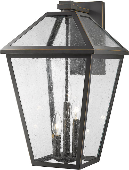 Z-Lite 579XL-ORB Talbot Traditional Rubbed Bronze Outdoor Lighting Wall Sconce