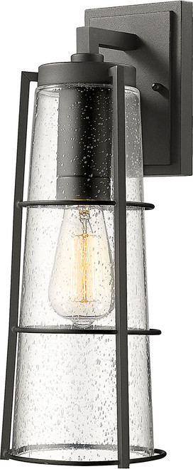 Z-Lite 591B-BK Helix Modern Black Light Sconce