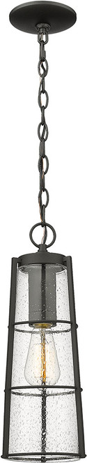 Z-Lite 591CHB-BK Helix Modern Black Lighting Pendant